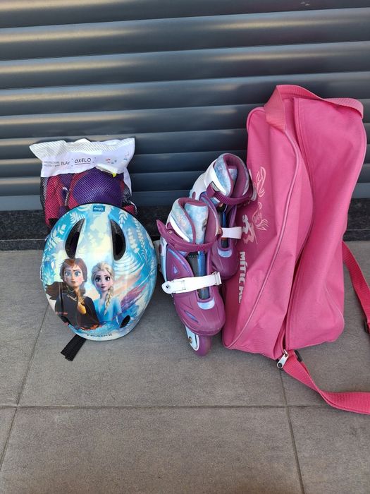 Patins em linha menina e acessórios calça do 26 ao 30