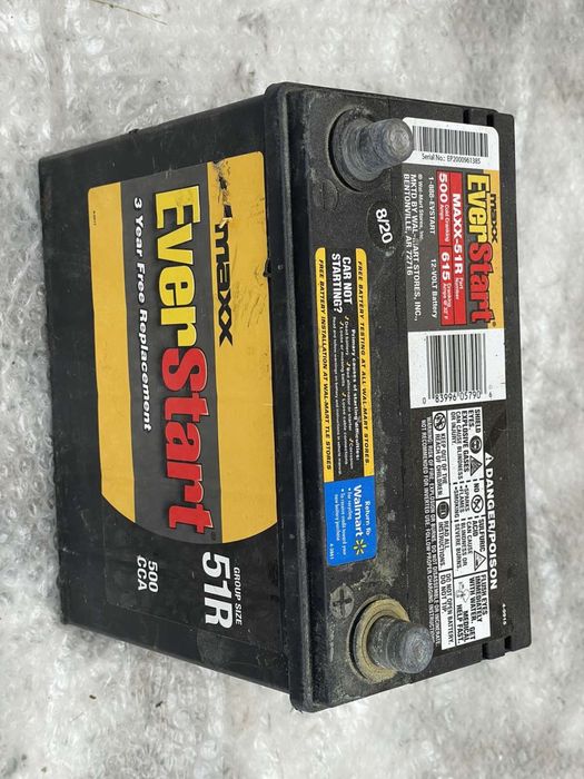 Акумулятор Ever Start 12 Вольт 500CCA 12V