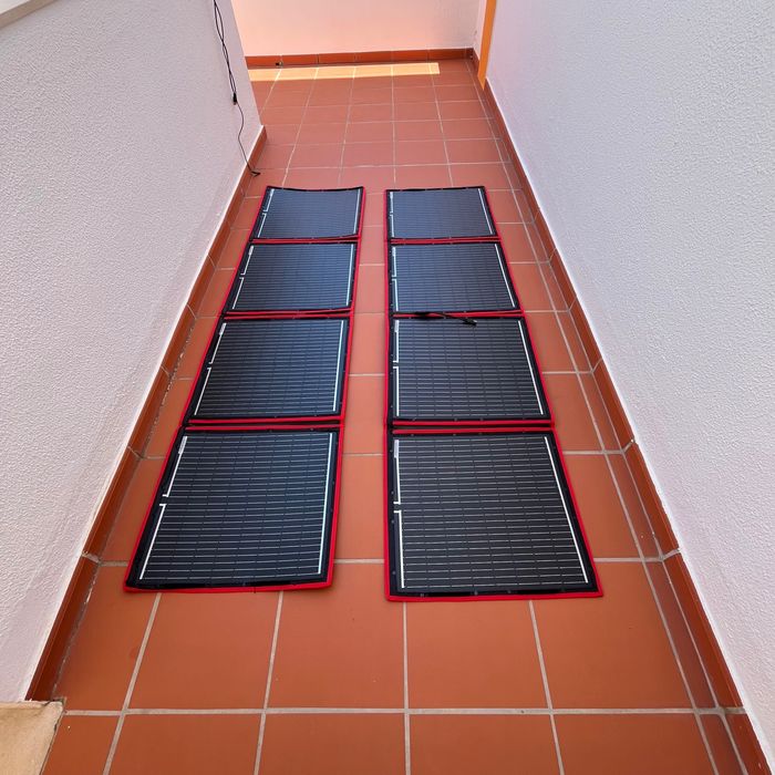2 DOKIO 150W Portable Folding Solar - Painel Solar dobrável