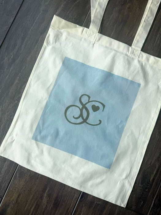 Torba tote bag sabrina carpenter beige blue