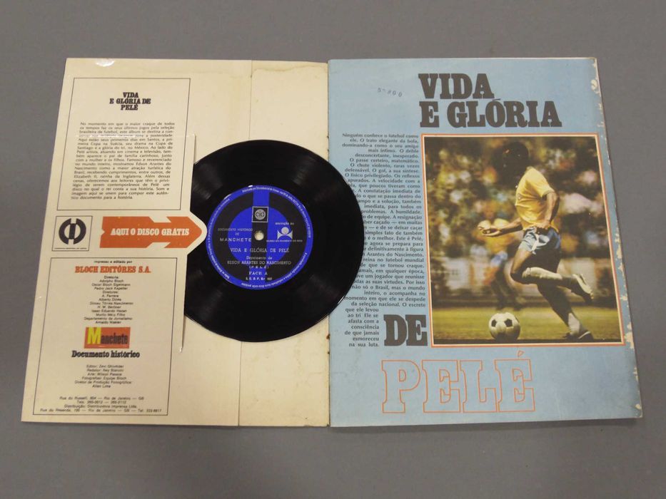 Manchete Vida e Glória de Pelé