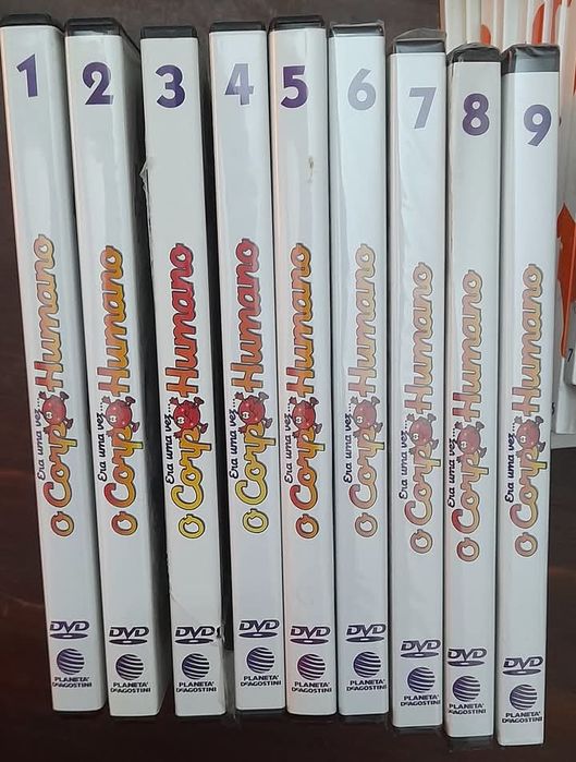 Enciclopédia Juvenil "Era uma vez...O Corpo Humano"  Livros e DVDs