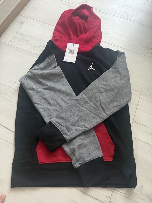 Bluza Jordan r.  L 147-163, 12-13 lat Chłopięca Czarno-czerwona