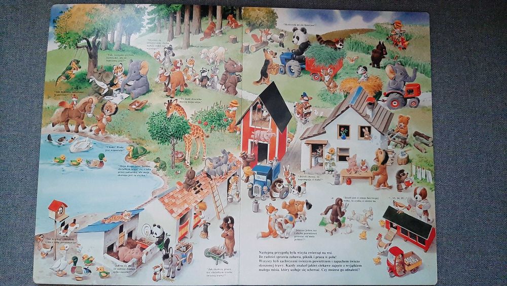 Noc, kiedy ożyły zabawki il. Tony Wolf duży format tekturowe strony