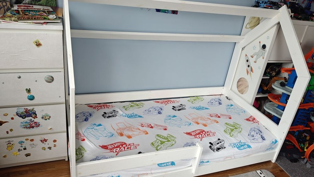 Łóżko domek dla dziecka dzieci łóżeczko