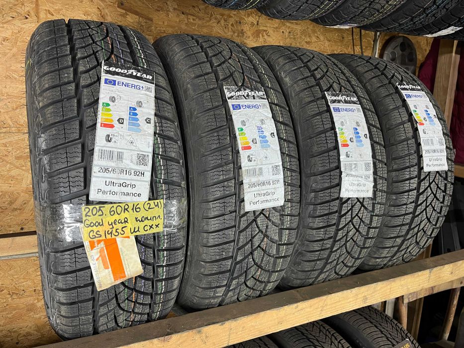 GS1455 Нові зимові шини 205/60r16 GoodYear Ultragrip Performance