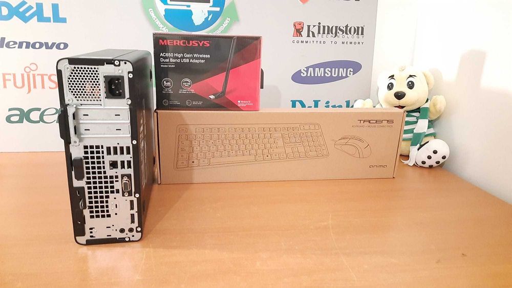 NF.45  Pç HP 600G4 8ªG|i7.8700-4.6G|16G|NVMe256+HDD500|5G+BT|VGA/DP|W11