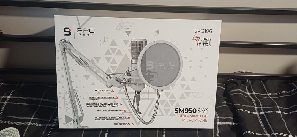 Mikrofon SPC gear  SM950 onyx white