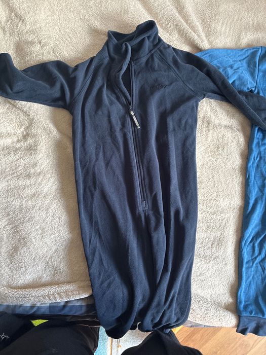 Merino kombinezon body piżamka