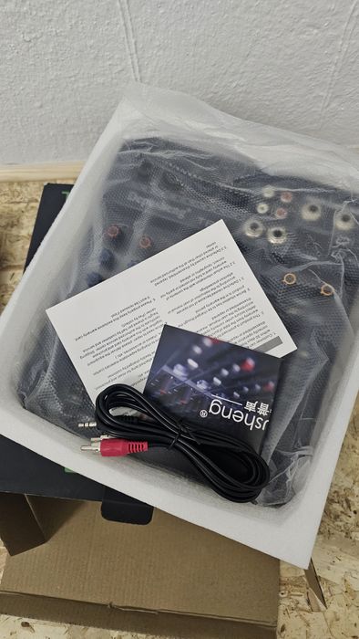 Depusheng T6 Misturador DJ 6 Canais com Bluetooth e USB