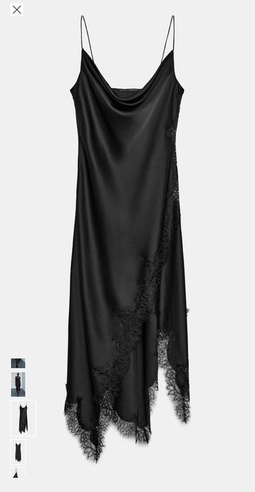Атласна сукня ZARA