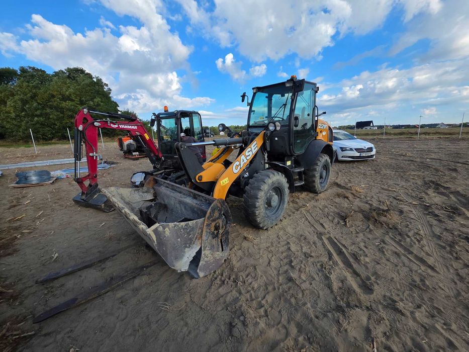 Usługi minikoparką wykopy pod prąd gaz przyłącza odwodnienia Lubartów
