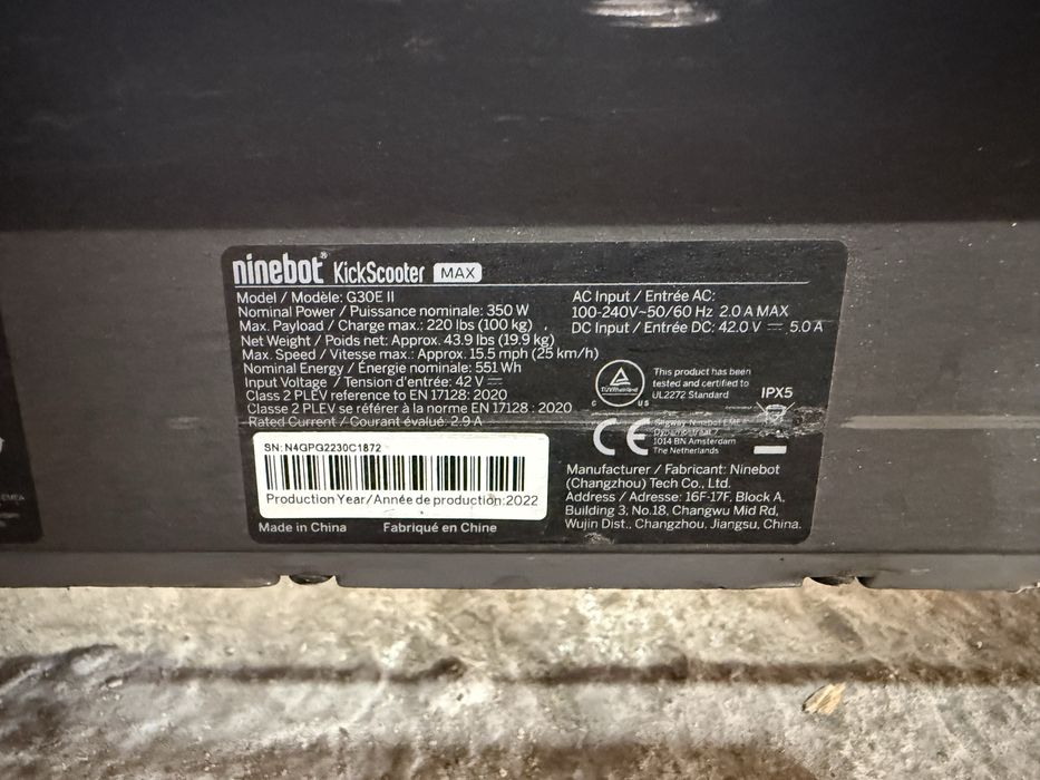 Segway Ninebot G30E II