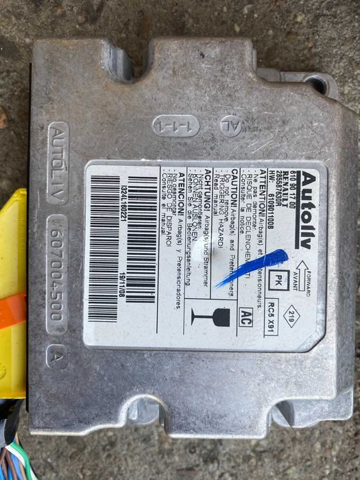 Renault Laguna III sensor moduł airbag poduszek
