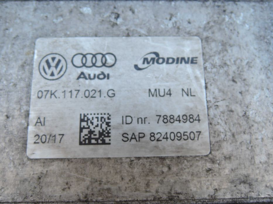 vw audi q3 rs3 rsq3 2.5 tfsi dnw daz chłodnica oleju