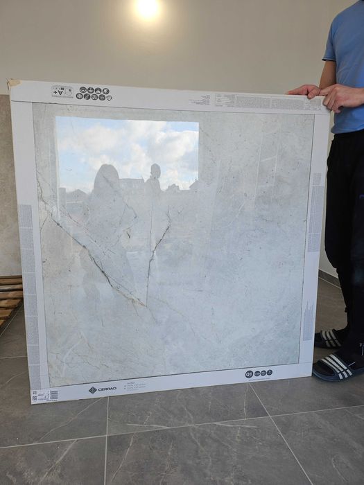 Płytki Cerrad Masterstone white połysk 120x120