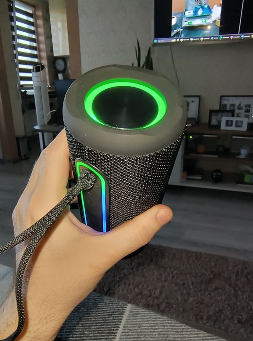 Bluetooth колонка по якості JBL потужний бас світлові ефекти SD карта