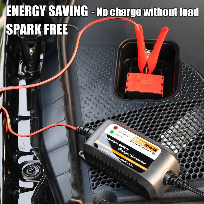 MOTOPOWER MP00206A 12 V 1,5 Amp Automatyczna ładowarka akumulatorów