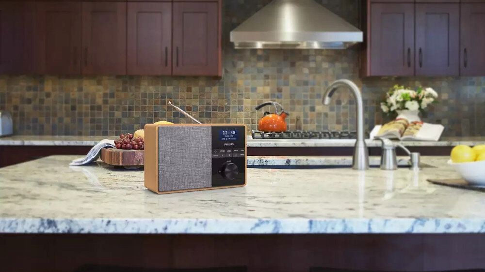 outlet radio sieciowo-przenośne philips tar5505/10 dab+ fm w stylu retro
