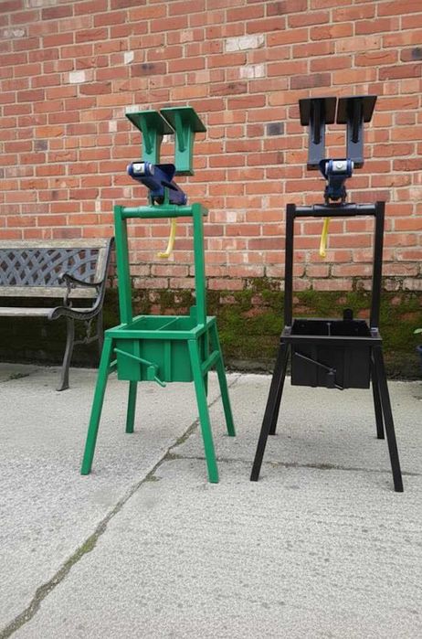 Ручной пресс для брикетов с домкратом, прес для брикетів на 2 брикета