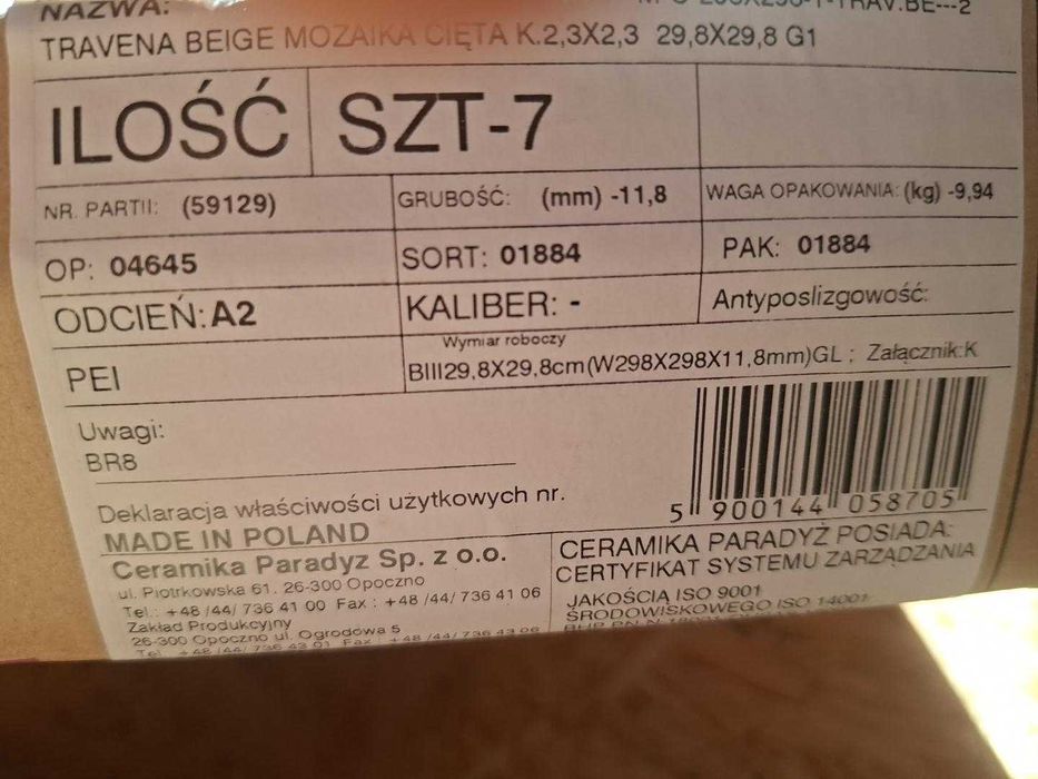 Mozaika Cięta Travena Beige 29,8X29,8   10 szt