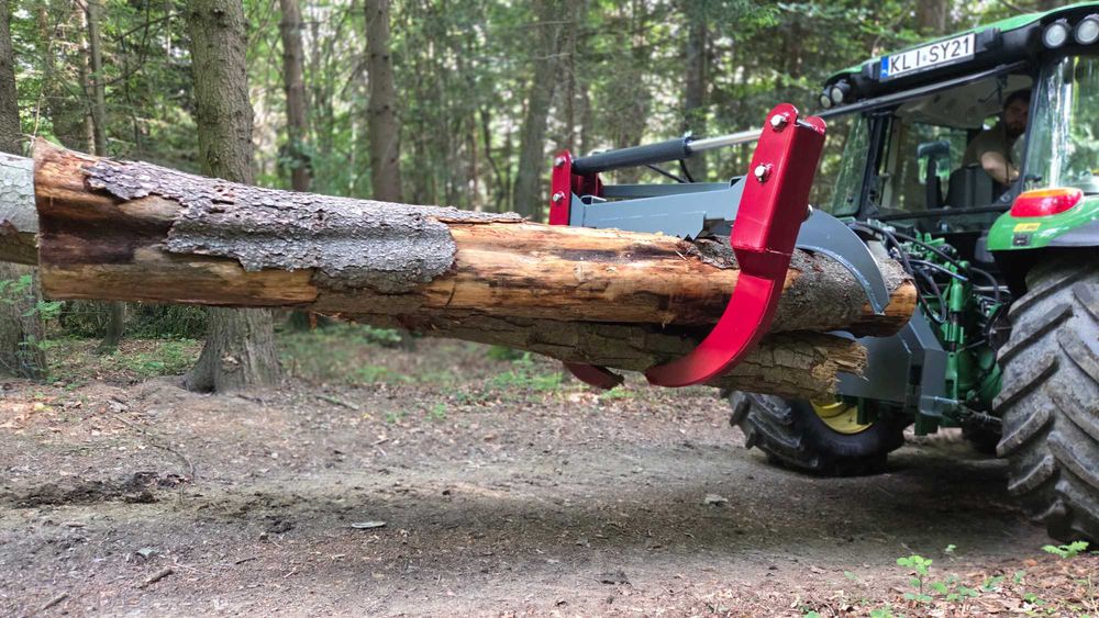 Chwytak - Ładowacz - Transporter do kłód BARACUS - zawieszany na TUZ