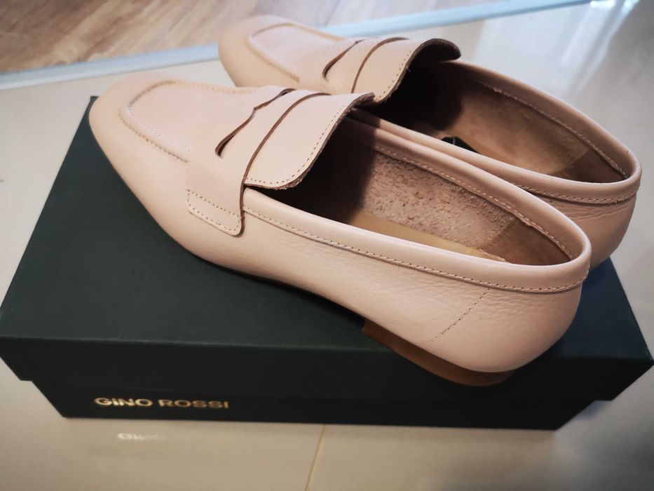 Gino Rossi Nowe Skorzane Bezowe Buty 37 - sprzedam!