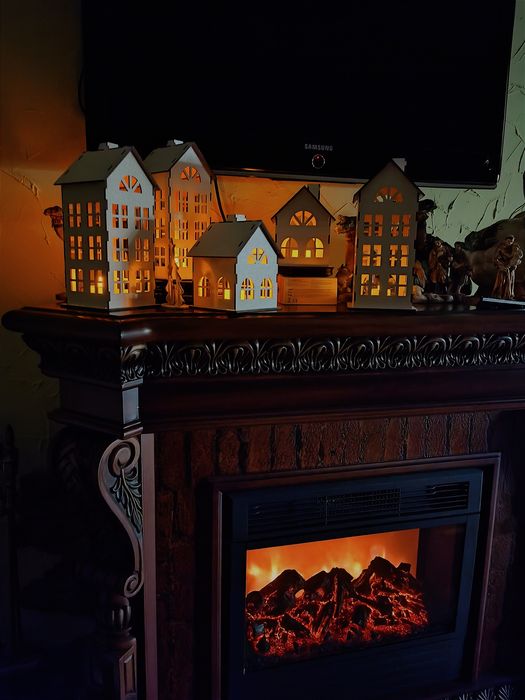 Набір будиночоків, заготовка новорічна