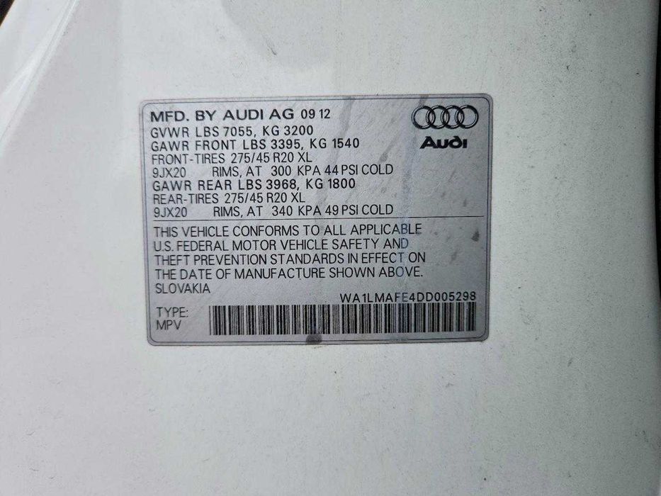 2013 AUDI Q7 Premium PLUS