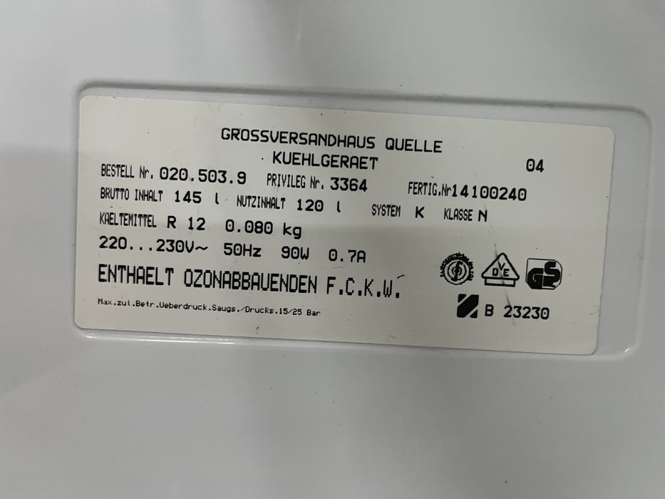 Lodówka Privileg 85cm |12msc |BD stan |Dowóz