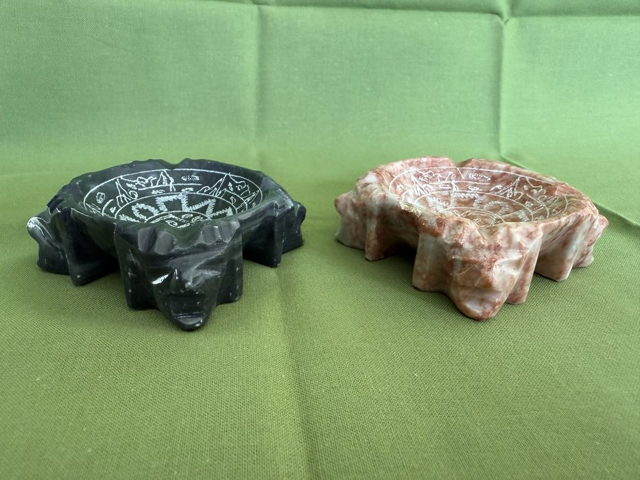 Par de cinzeiros Maias/Mexicanos