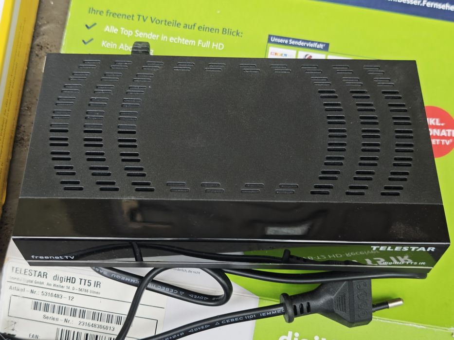 Dekoder odbiornik Telestar dihiHD TT5 IR  DVB-T2