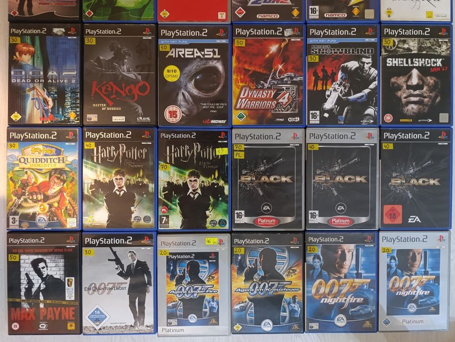 Kolekcja gier na PS2 * Nr. 6/9 * Sprawdź * 313 Pozycji * wysyłka gry *