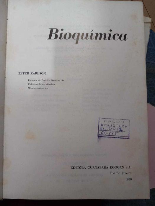 Bioquímica -  Peter Karlson