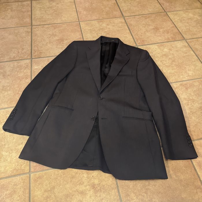 Marynarka grafitowa J. Philipp w prążki wełna dziewicza virgin wool