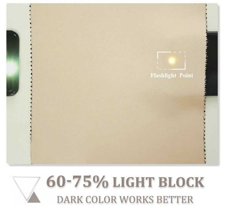 Zasłona zaciemniająca, rozmiar 200x245, kolor beż biscotti, 1 szt.