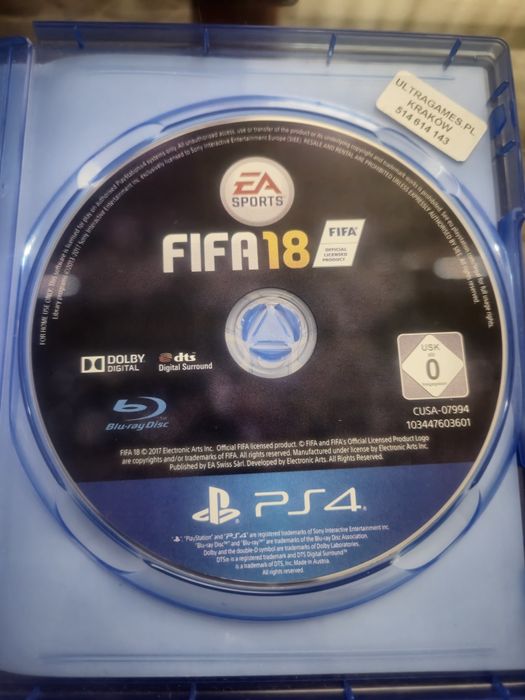 Gra ps4 FIFA 18 pl