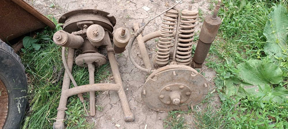 Речаги задньої підвіски мотокаляски СЗА в зборі