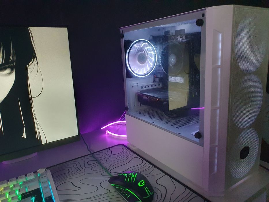 Мощный ПК Ryzen 5 5500 GTX 1660 Super 16GB DDR4 Nvme 1tb Kingston