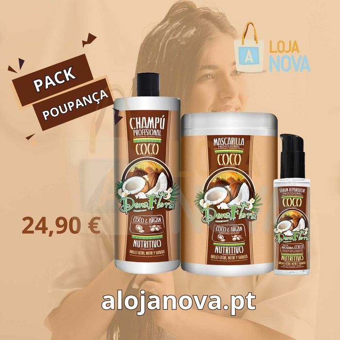 Dona Flora Shapo Mascara tónico serum Leave -in anti-queda roxo