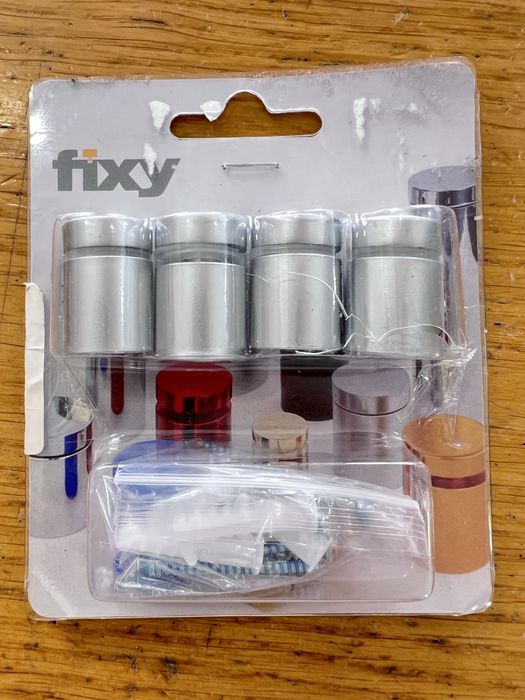 Fixador distanciador circular placas informativas Fixy - NOVO