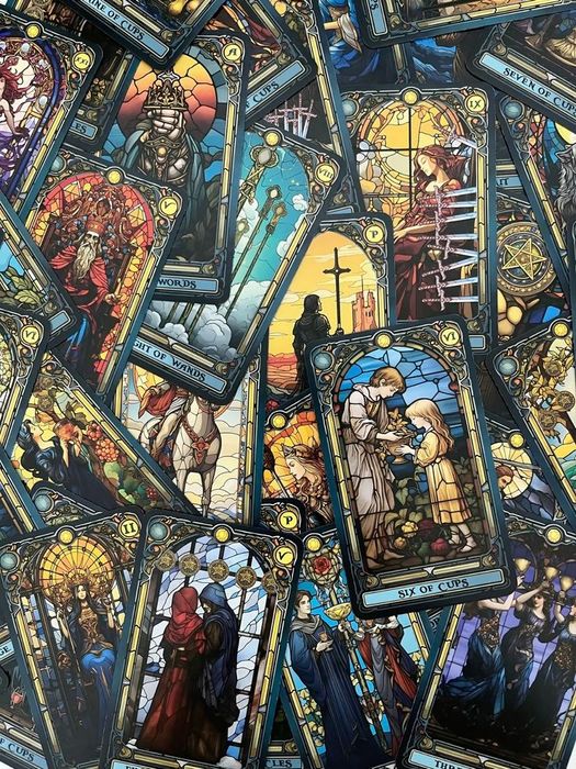 Таро Вітражів-Таро Витражей