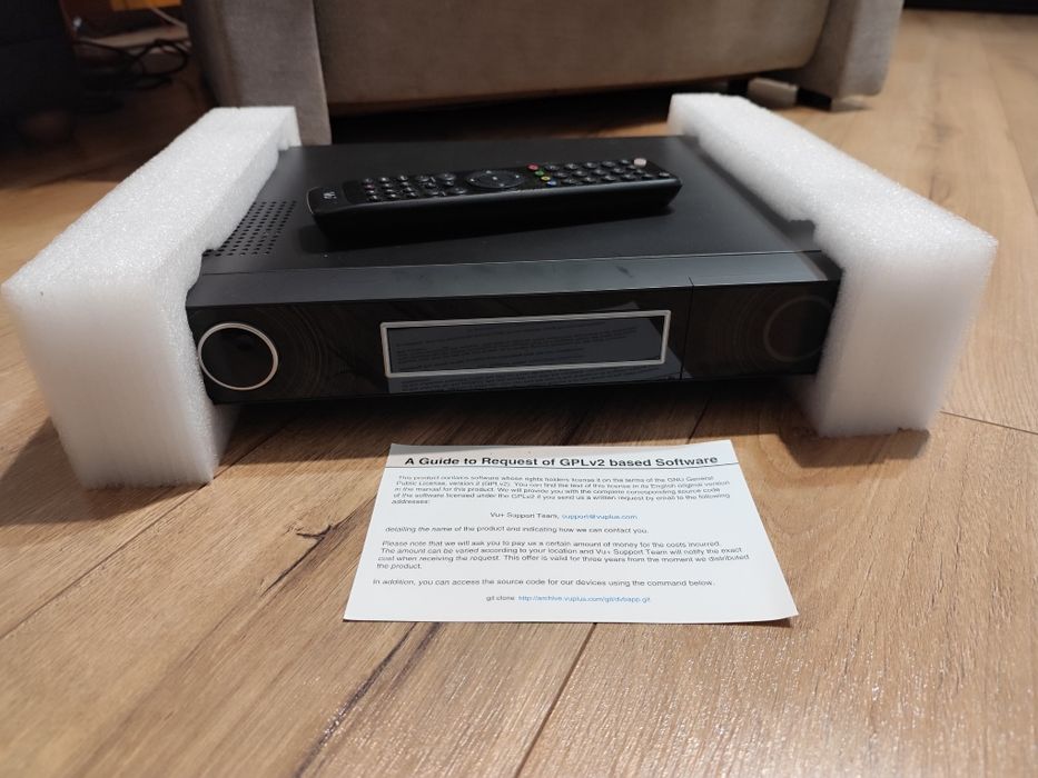 Vu+ Duo – dekoder satelitarny Linux – NOWY – pilot