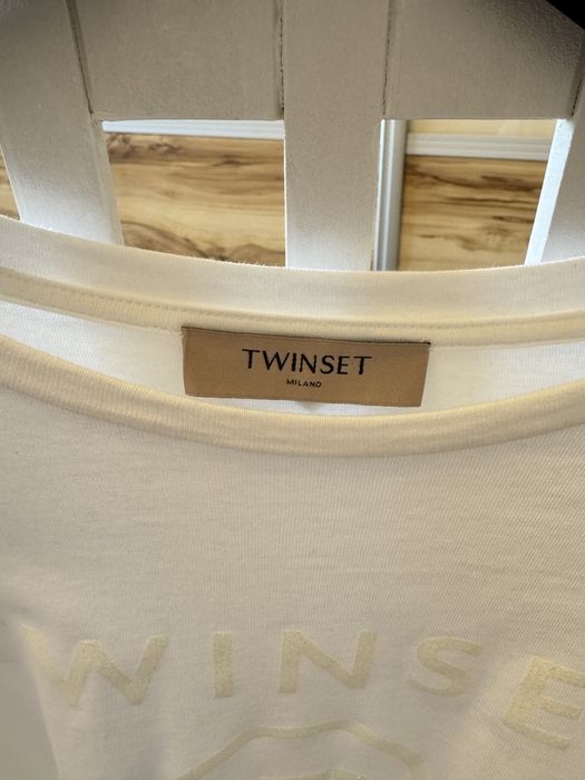 Twinset Milano bluzka z bufiastymi rekawami S