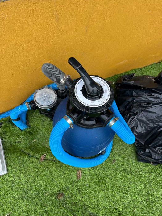 Bomba + Filtro de Areia para piscina + Tubagens