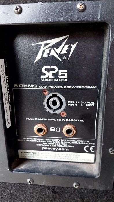 Colunas Peavey SP5