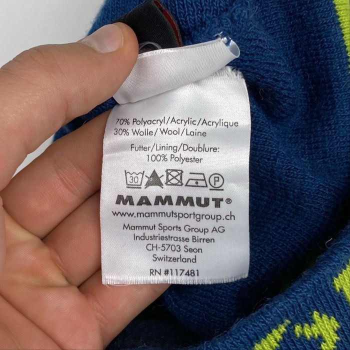 Трекінгова шапка Mammut Big Logo Wool оригінал вовняна зимова тепла