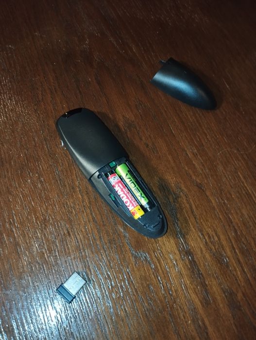 Backlit voice air remote mouse