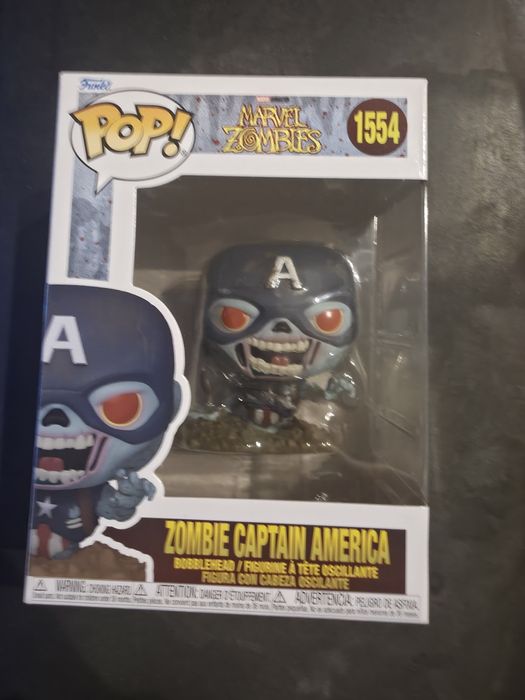 Marvel Funko Pop! Zombie Captain America (Rising from Ground)