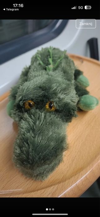 Pluszowy krokodyl maskotka zabawka 20cm